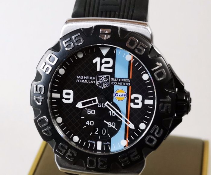 TAG Heuer - Formula 1 Gulf Edition Diver 200 Meter  - "NO RESERVE PRICE" - Ref. WAH1013 - Miehet - 2000-2010