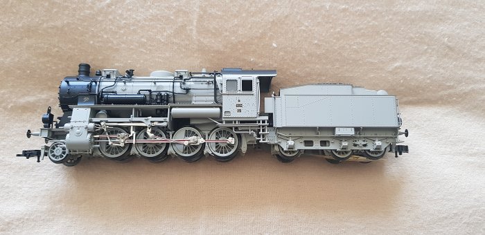 Fleischmann H0 - 80 4156 K - Locomotora de vapor con ténder - BR G 8.2, BR 56 - DRG