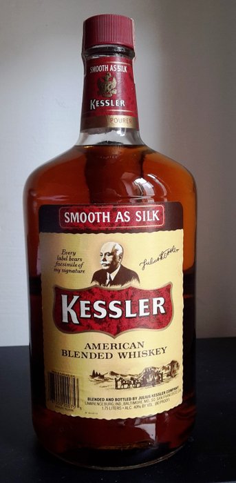 Kessler American Blended Whisky - b. 1980-luku - 1.75 litres