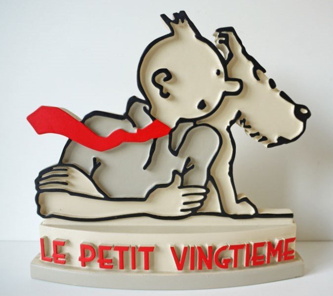 Tintin - Statuette Pixi / Patrick Regout 40505 - Stèle Tintin Le Petit XXème