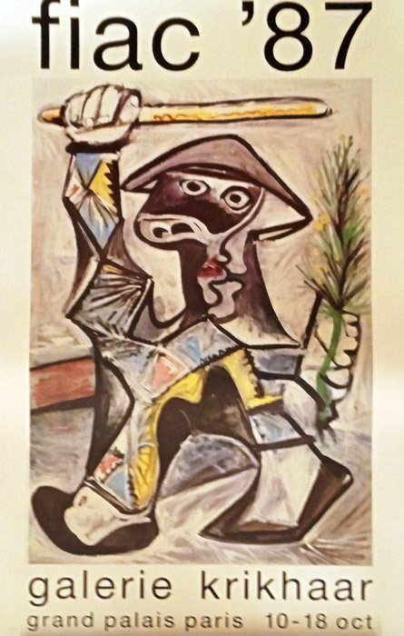 Pablo Picasso - Galería Krikhaar, FIAC Grand Palais Paris - 1987