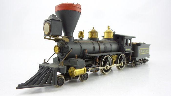Pocher, Rivarossi H0轨 - 802/2/PO  - 煤水车蒸汽机车 - 4-4-0型“热那亚” - Virginia & Trukee
