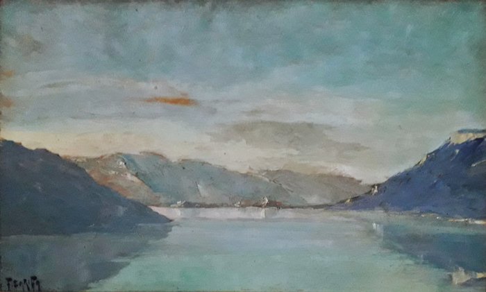 Francis Cariffa (1890 - 1933) - Lac du Bourget (Savoie)