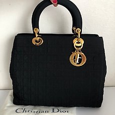 Christian Dior - Lady Dior double zip Cannage handbag with - Catawiki