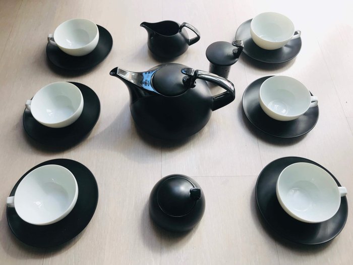 Walter Gropius - Rosenthal - kaffeservice for 6 - Bauhaus - Porselen