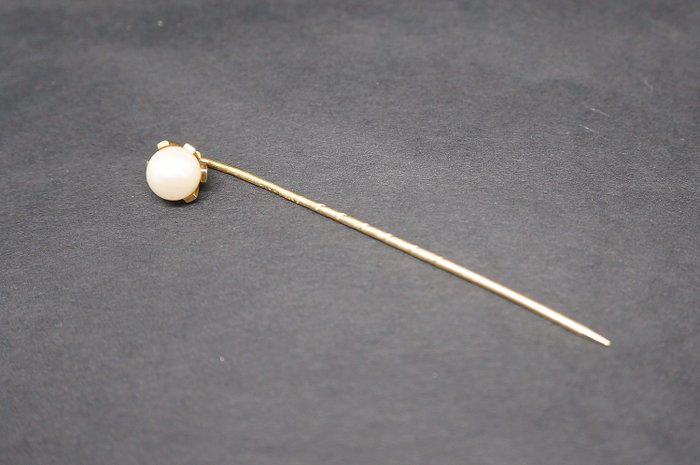 14 kt. Gold - Tie pin Pearl