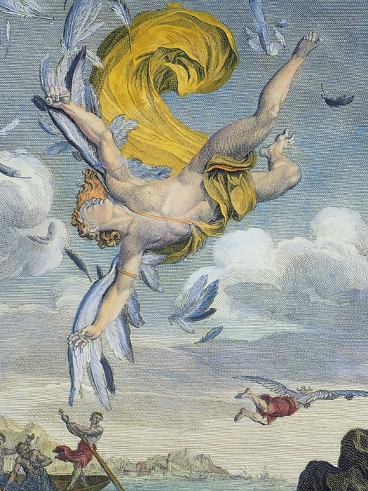 Bernard Picart (1673-1733) - Mythology: The Fall of Icarus