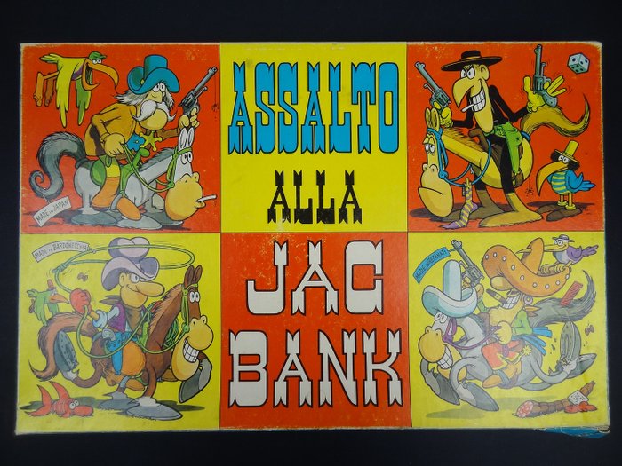 Jacovitti - Gioco da tavolo "Assalto alla Jac Bank" - First edition
