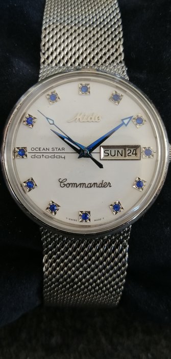 Mido Chronometer  ocean star Datoday Commander  - Ocean Chronometer Star Datoday Commander - 8479 - Mænd - 1970-1979