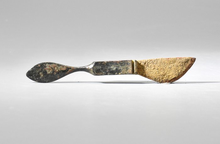 Ancient Roman Bronze Medical Tool - Scalpel