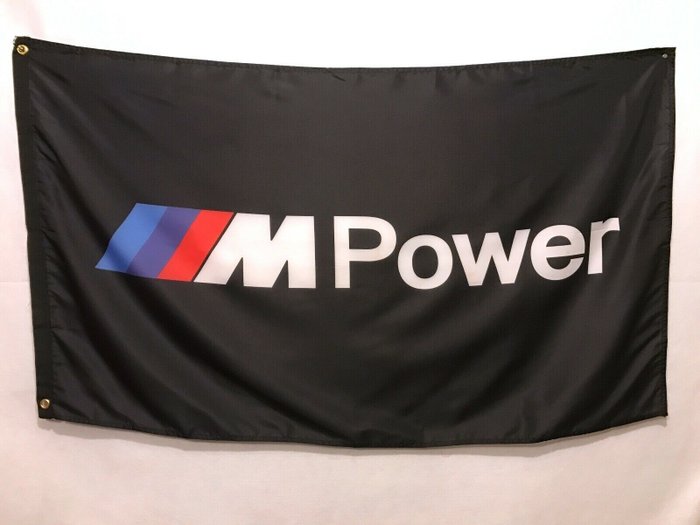 Drapeau de sport automobile BMW M Power Banner - BMW Car Show Display Flag Advertising Sign M Power M2 M3 M4 M5 M6 - 2012