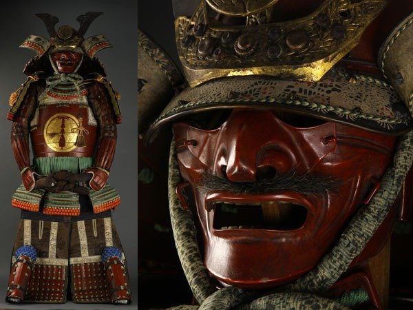 armaduras (1) - Misturado - Armadura Samurai Japonesa - Japão - Período Shōwa (1926-1989)