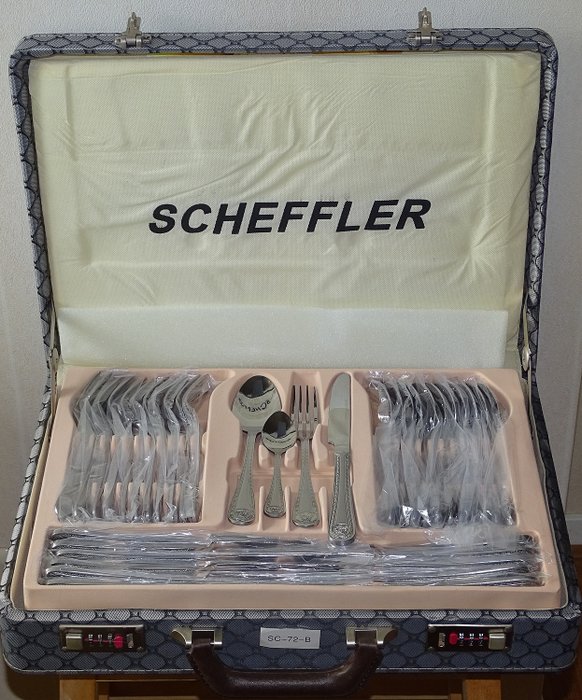 Scheffler cutlery set - 12 people - 72 pieces (1) - Steel (stainless)