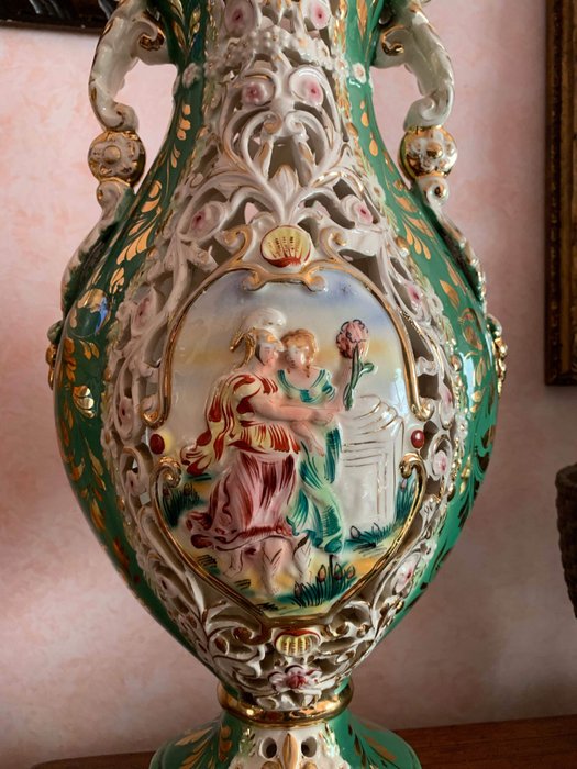 A.C.F. (Artistiche Ceramiche Fiorentine) - 花瓶45厘米 - 陶瓷
