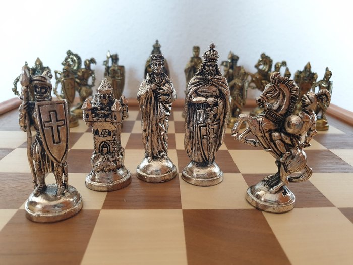Reyes Católicos - Set di scacchi - Medievale - Acciaio