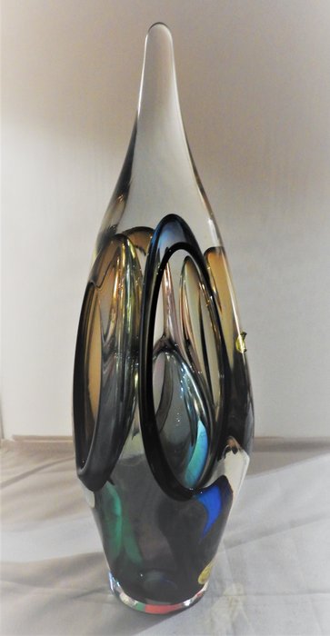 Adam Jablonski - A. Jablonski - Vase (1) - Kristall