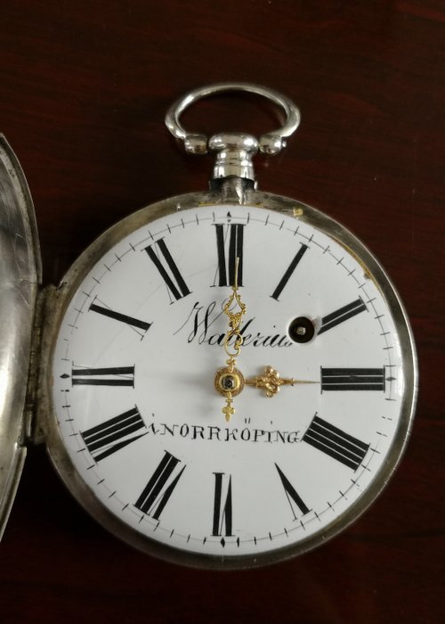 Wallerius Norrköping - Verge fusee pocket watch - Men - Earlier than 1850