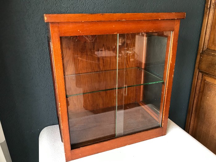 Art Deco Display Cabinet With Sliding, Sliding Glass Door Display Case