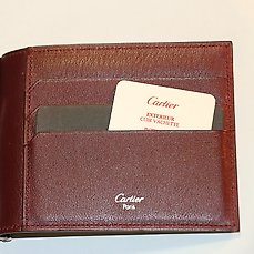 cartier wallet with money clip