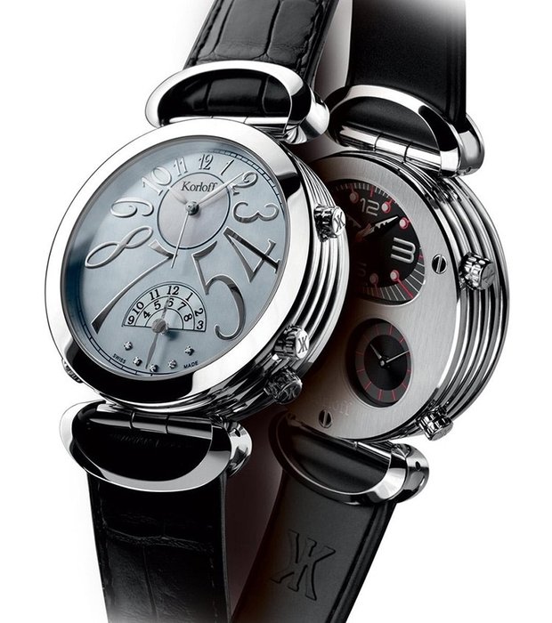 Korloff - Reversible Voyager Edition GMT Watch  - MTZA - 男士 - BRAND NEW