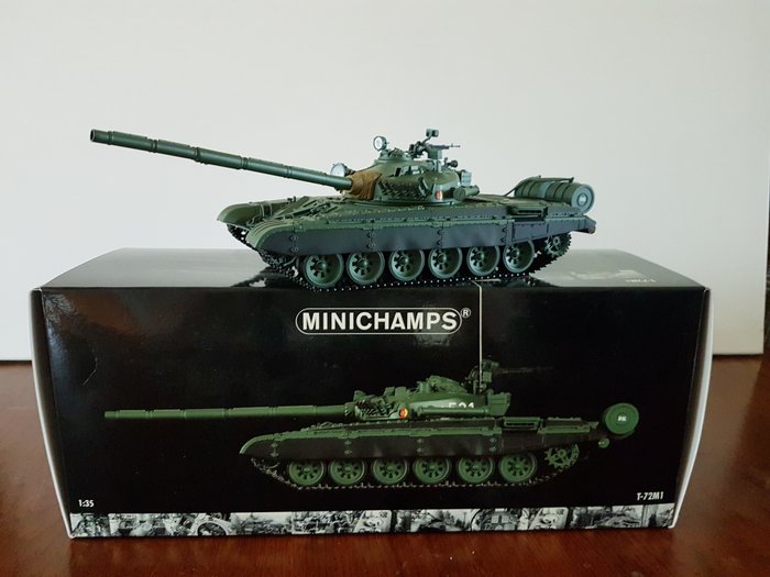 MiniChamps - Tank T-72M1, NVA 7. Panzerdivision Dresden - 1980-1989 - Germany