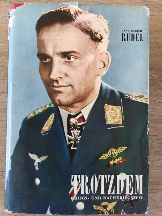 Germania - Hans-Ulrich Rudel Widmung Original Unterschrift Buch Luftwaffe 