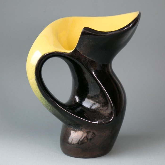 French (style of Pol Chambost) - 1950s skulpturelle designkande - Keramik