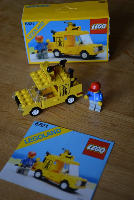 LEGO - Legoland - 6521+6687+6693+6699 - Buildings+Vehicles ...