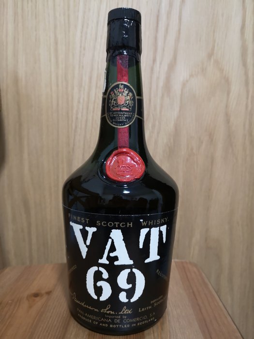 Vat 69 Finest Scotch - b. Jaren 1960 - 75cl