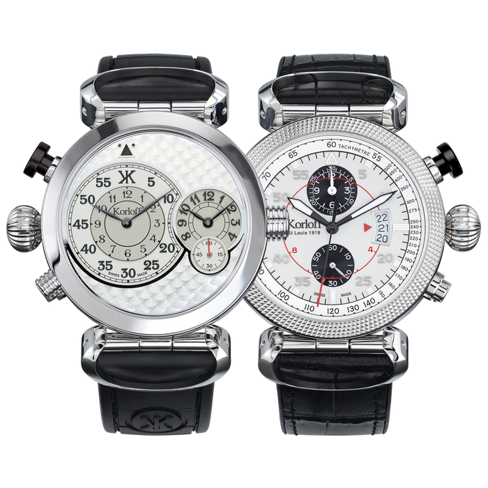 Korloff - Reversible Saint-Louis GMT Chronograph Watch - Catawiki