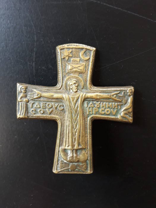 Max Le Verrier - Vers l'a 1170, 十字架 (1) - 藝術裝飾 - 青銅色