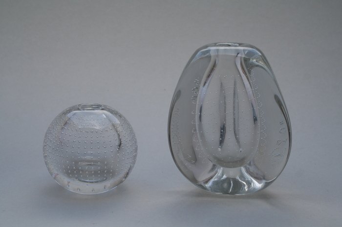 coppier - spijkerbol en "Beukennootje" (2) - Glass