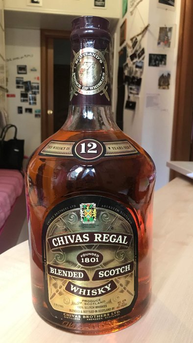 Chivas Regal 12 years old - b. 1970/80s - 3.78 litres 