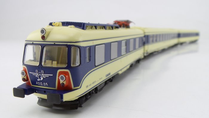 Roco H0轨 - 43894 - 车组 - 3件套Rh 4010'Transalpin' - ÖBB
