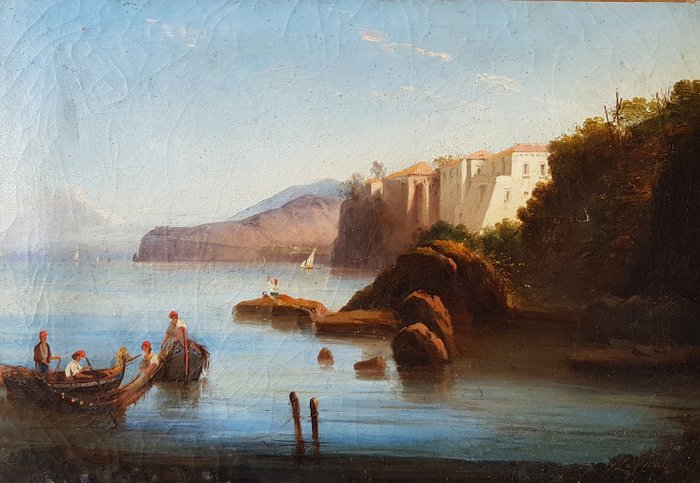 Gioacchino La Pira (1839-1870) - Marina di Sorrento 