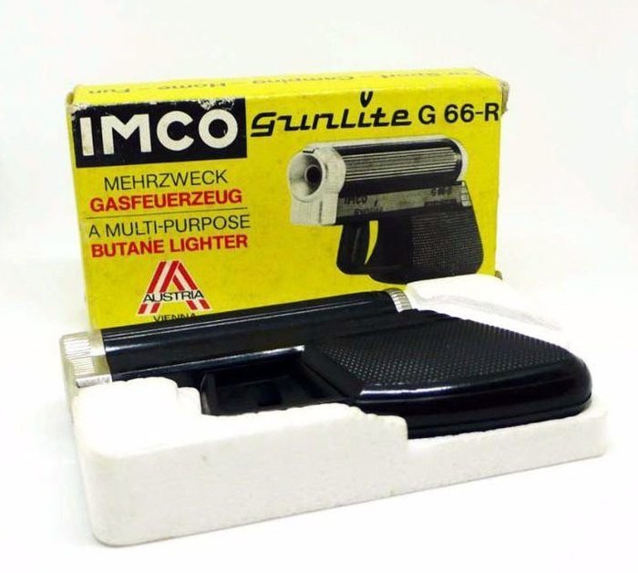 IMCO Gunlite G 66-R - 原始盒子中的枪形打火机 - 奥地利