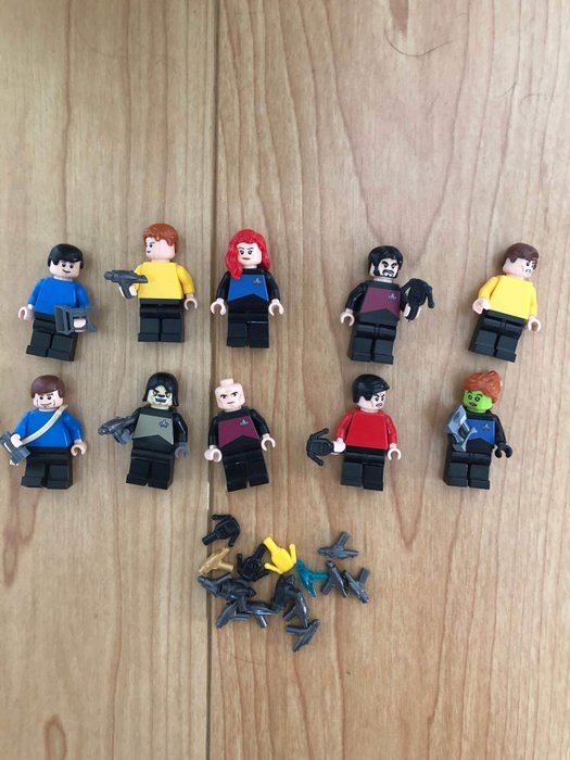 LEGO - star trek - minifiguras