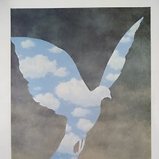 Rene Magritte-La Grande Famille-Poster 