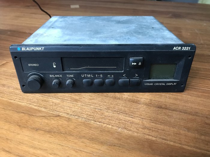Casete de radio estéreo Blaupunkt ACR 3221 clásico de 1985 - 1985