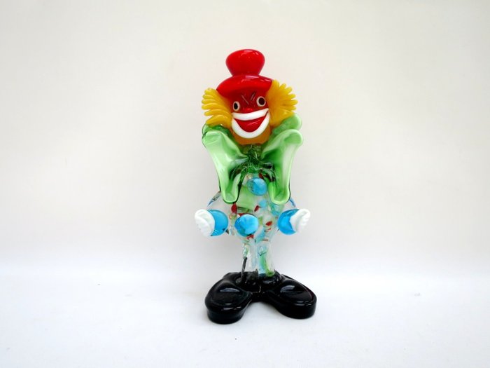 Murano  - clown - verre