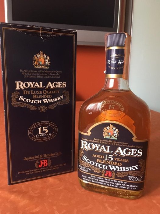 J&B 15 years old Royal Ages - b. 1980s - 750毫升