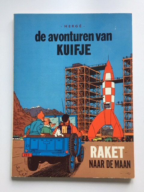 Kuifje - Raket naar de maan - PEP-abonnee Premie-uitgave 1962-1964 - Softcover - Første udgave - (1962)