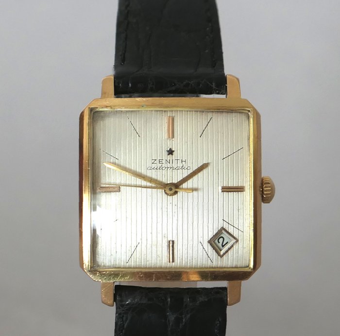 Zenith - Carrée vintage en or 18 carats - Révisée - Unisex - 1960-1969