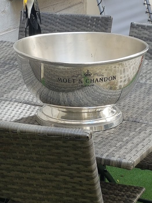made français  - Large champagne basin Moet & Chardon (1) - stainless steel