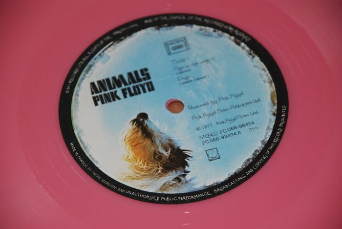 Pink Floyd - Animals (Pink Vinyl) - LP Album - 1977