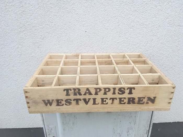 houten bierkrat trappist westvleteren. (1) - Hout
