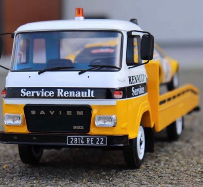 Otto Mobile - 1:18 - Saviem ‘’Renault ‘Service’’ SG2 depanneuse - Limited Edition 1500 pcs