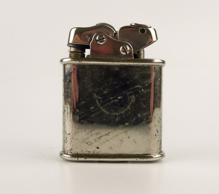 Thorens Oriflame - Cigarro de isqueiro de gasolina metal cromado - mecanismo automático de raro em anos-30