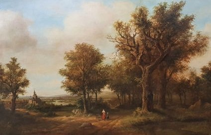 Cornelis le Mair (1944-) - Klassiek landschap