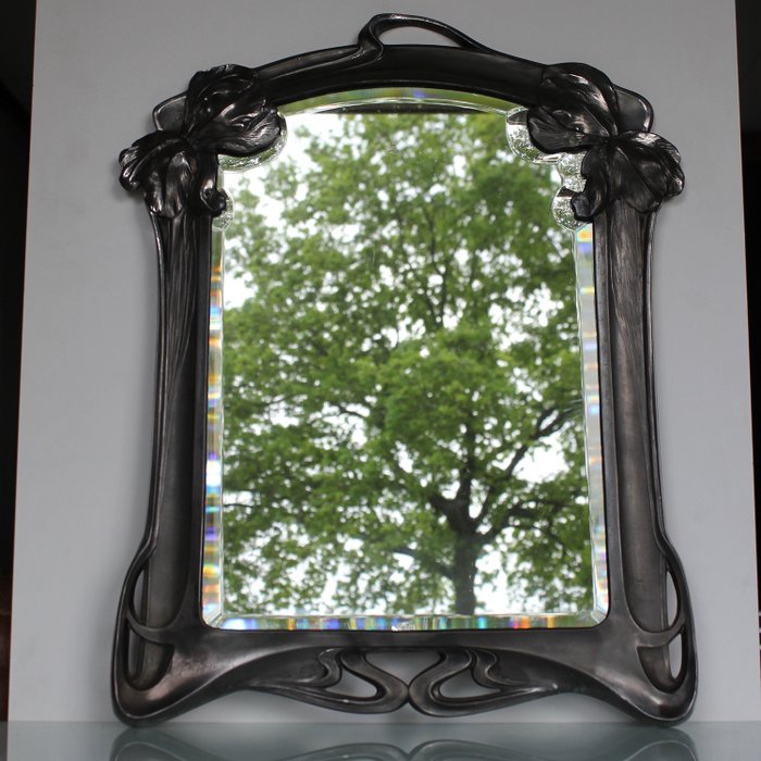Argentor - Art Nouveau Jugendstil stor spegel